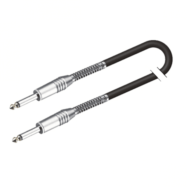 Speaker cable 6.3mm Jack MONO - 6.3mm Jack MONO / 2x1.3 mm² / 10mt