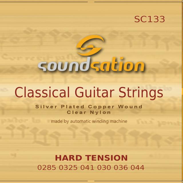 Classical guitar string set - Hard tension