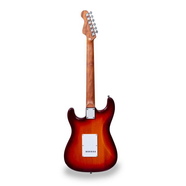 Double cutaway electric guitar with 2 single coils + splittable humbucker and self-locking tuners (Wilkinson equipped)