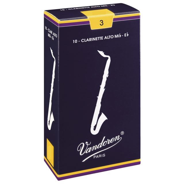 Alto 3 Clarinet Reeds Traditional Pack 10pcs