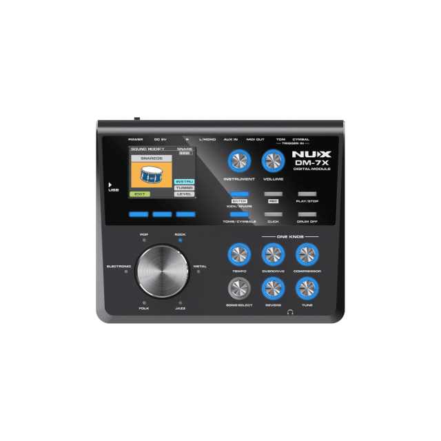 Batteria elettronica con pelli mesh