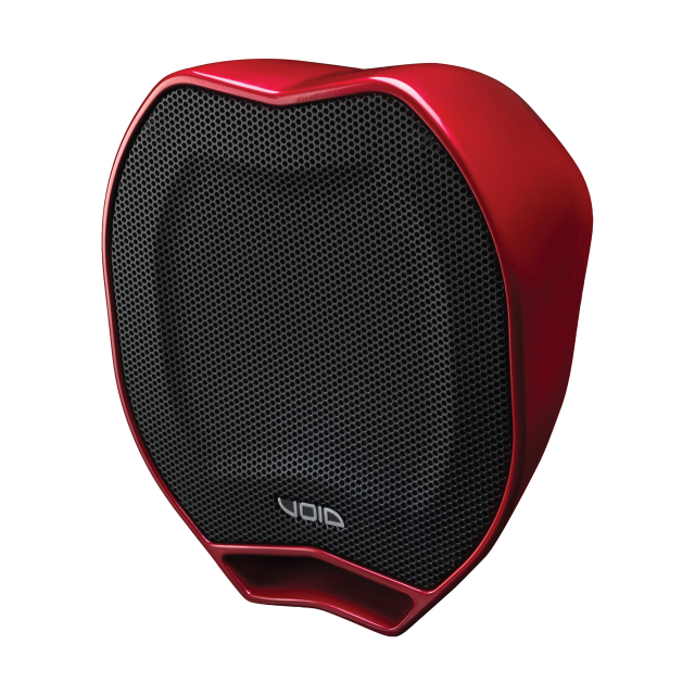 Diffusore Passivo da 12” a Due Vie con Guida d’Onda Coassiale e Cabinet in Vetroresina (colore Rosso)