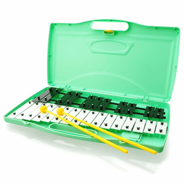 Cromatic Glockenspiel, 27 notes with wide sound plates