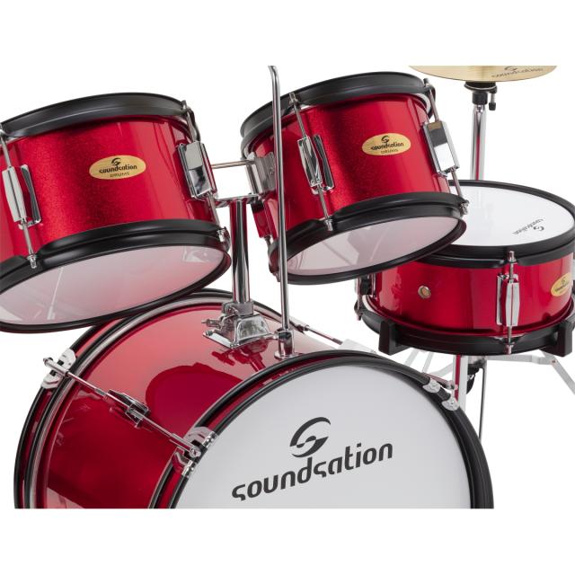 Junior Kit 5 pcs Drum set Metallic Blue