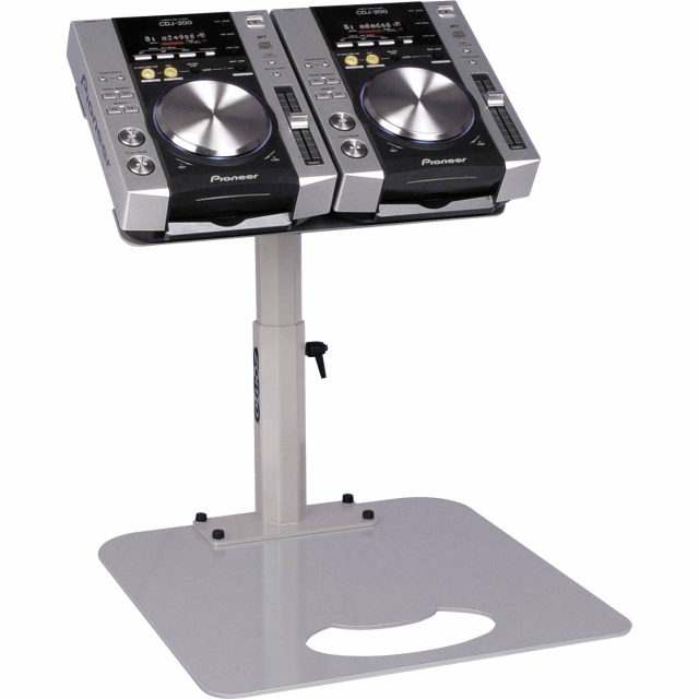 Pro Stand P-200/2 für 2x Pioneer CDJ-200 - argento