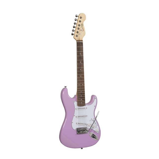 3/4 double cutaway electric guitar with 3 single coils