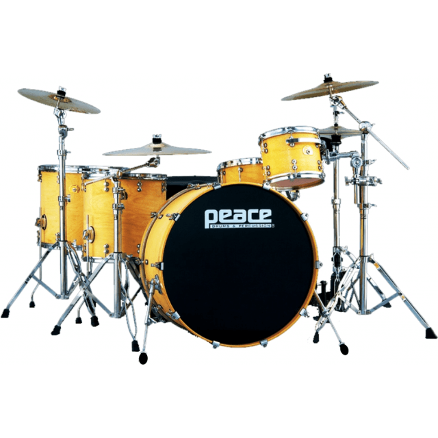 Drum Set 5 pcs in Acero Canadese con finiture laccate speciali