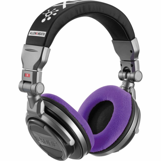 Earpad Set Velour for Allen & Heath Xone XD-53 - violet
