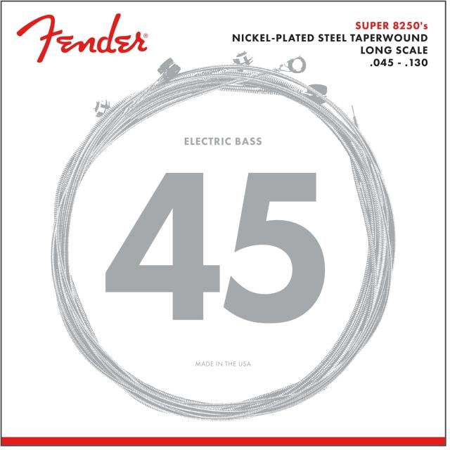 8250 Bass Strings Set Nickel Plated Steel Taper Wound Long Scale 8250-5M .045-.130 Gauges