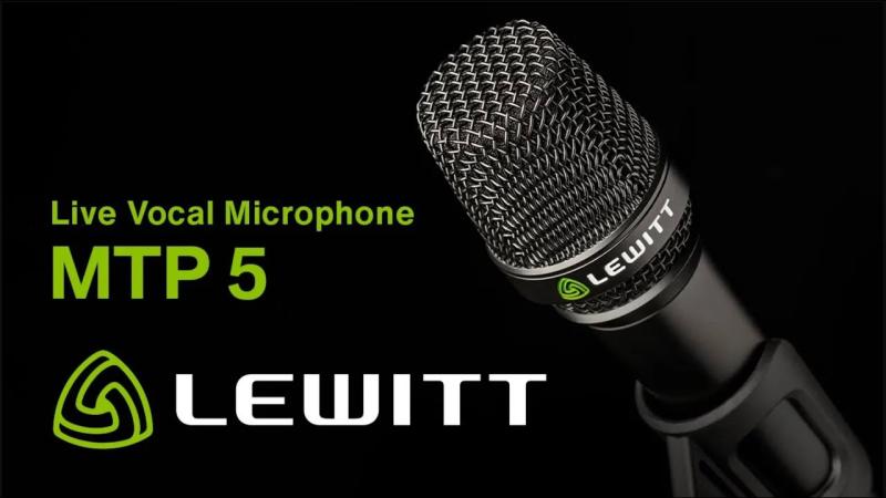 LEWITT MTP 5 Live Vocal Microphone - Official Product video with Sound Samples