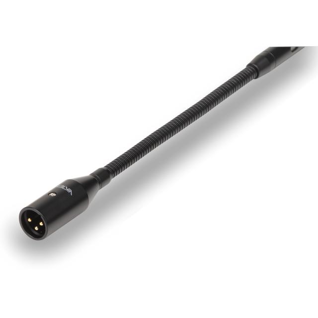 Microfono a collo d'oca Cardioide - lunghezza 35 cm, Black