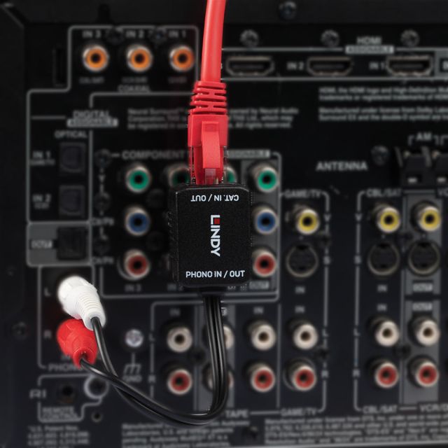 500m Cat.6 Phono Analogue Audio Extender