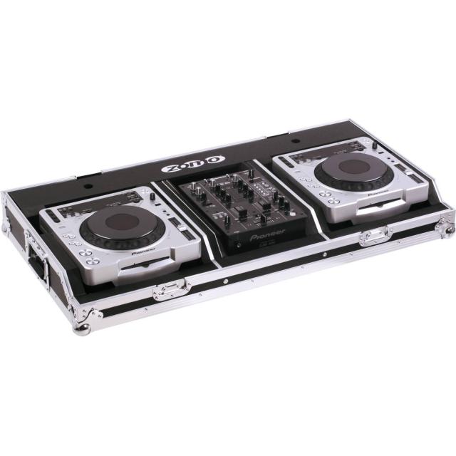Set 810 - Flightcase 2x CDJ-800 + 1x 10"" Mixer - purple