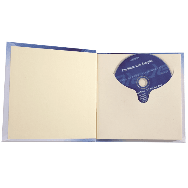 Multi CD/DVD archivial holder booklet