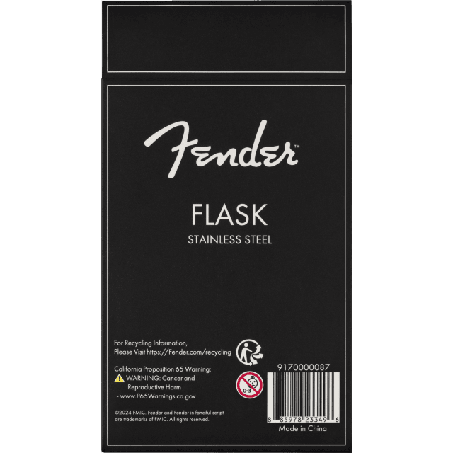 Fender™ Blackout 8oz Flask