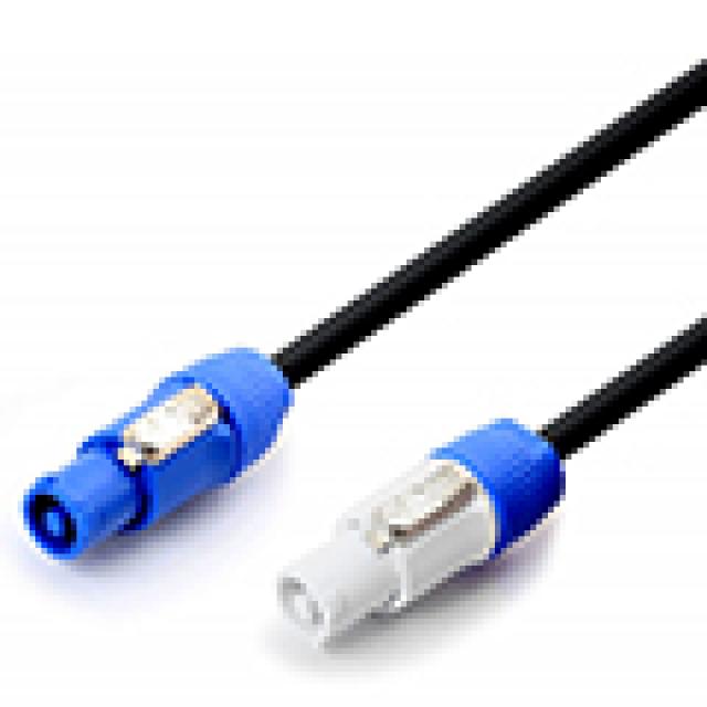 Power cable featuring Powercon A - Powercon B
