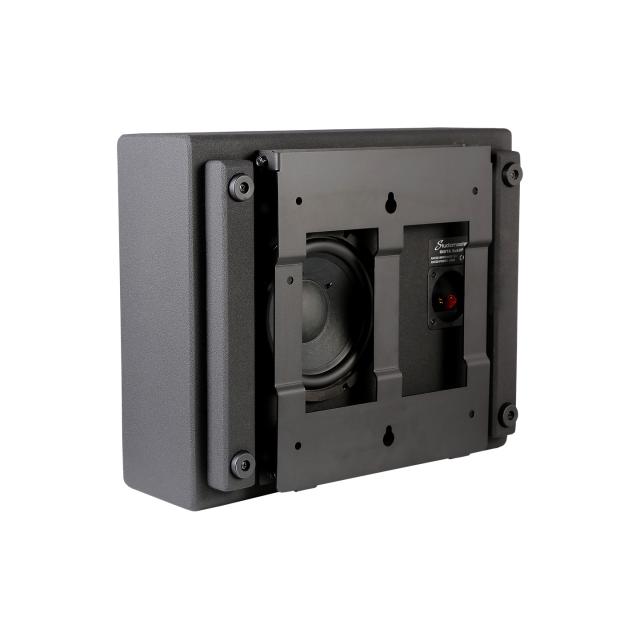 Subwoofer Attivo Compatto da 8” con Amplificatore a 3 vie da 400W (Nero)