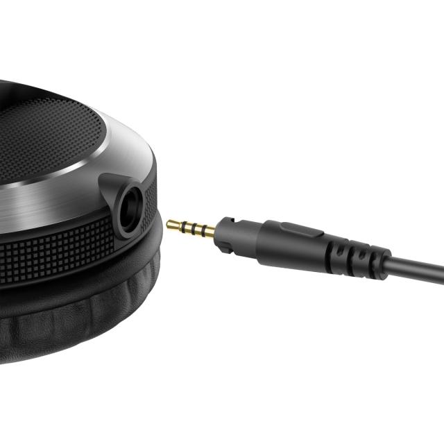 Cuffie DJ over-ear professionali (Silver)
