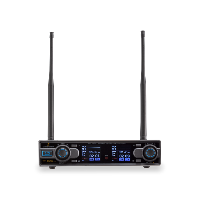 UHF Dual Digital Wireless Microphone System - A1 Band (520-550MHz)