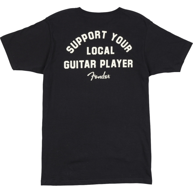 Tshirt Fender Support Your Local Guitar Player Tee, Black, M 9193828406