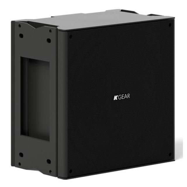 Diffusore coassiale passivo da 12" a direttività controllata con cabinet in acciaio inox