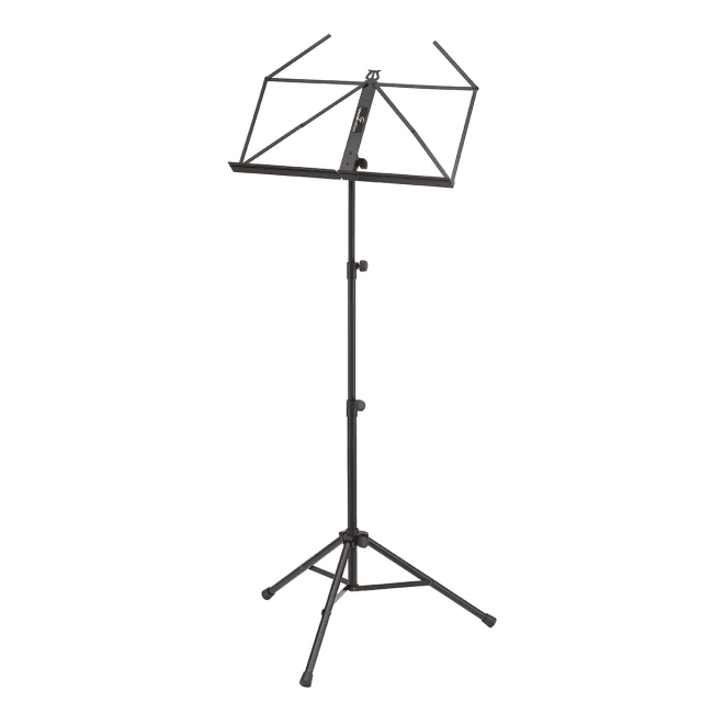 Professional foldable music stand with nylon bag