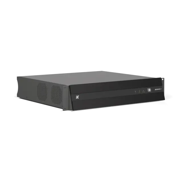 4x600W @ 2 Ohm Class-D Amplifier, Integrated DSP, 2x2 Dante Channels Enabled