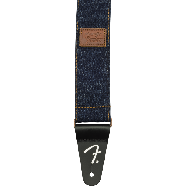 Tracolla in denim Fender® x Wrangler®, Dark Indigo