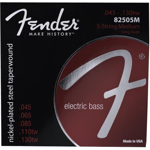 Set di Corde 8250 Bass Acciaio Nichelato Taper Wound Scala Lunga 8250-5M Scalature .045-.130