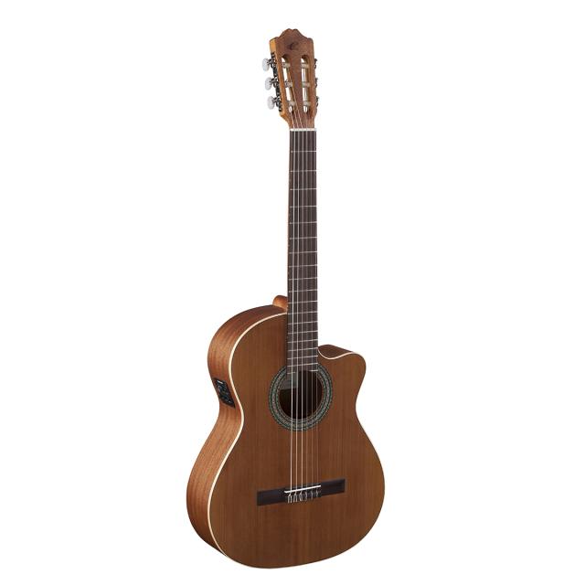 Chitarra classica cutaway da studio in finitura Nature con preamp Fishman