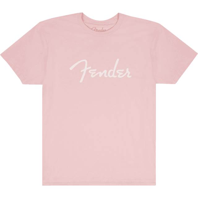 Fender® Spaghetti Logo T-Shirt, Shell Pink, S