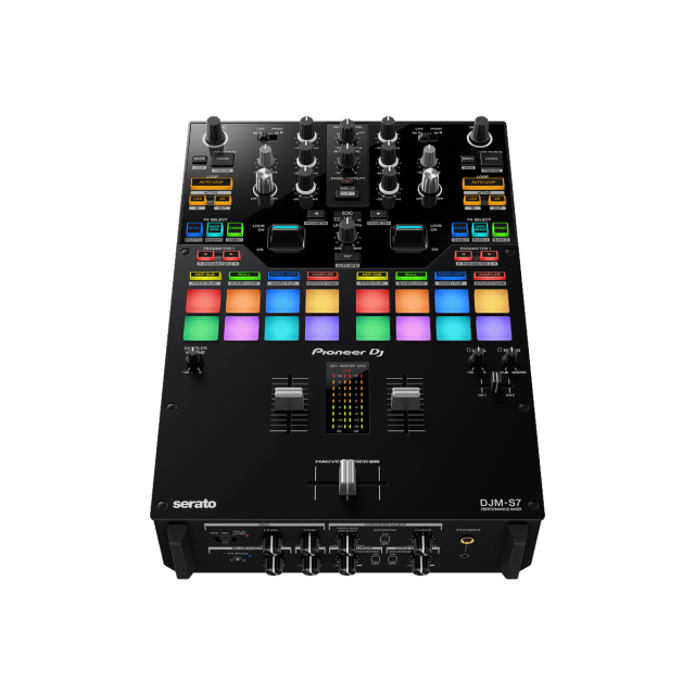 Scratch-style 2-channel performance DJ mixer