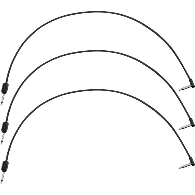Pack da 3 cavi Patch Fender Blockchain 24", Straight/Angled
