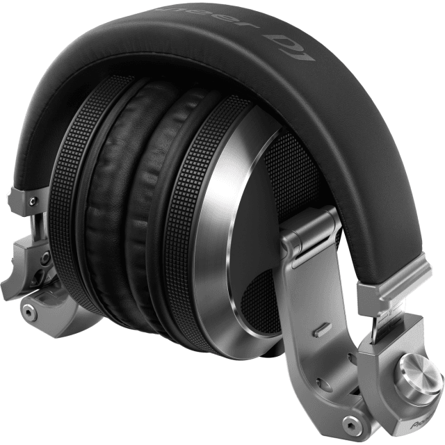 Professional over-ear DJ headphones (silver)