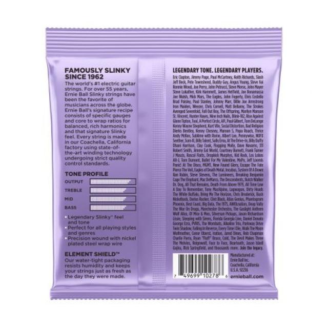 Ultra Slinky Nickel Wound for electric guitars 10/48