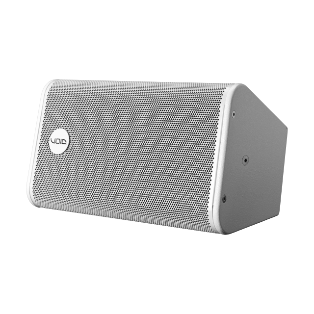 Compact Passive Two-Way 8” Loudspeaker with rotatable asymmetrical horn (white)