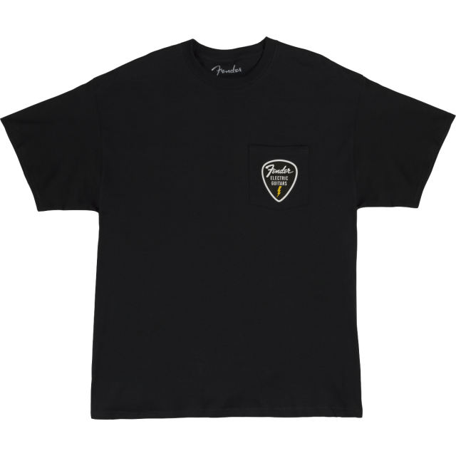Fender® Pick Patch Pocket Tee, Black, L