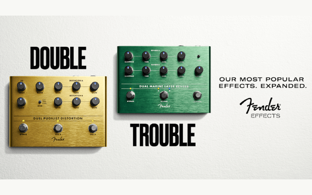Fender Effect pedal lineup and New Harmmertone series