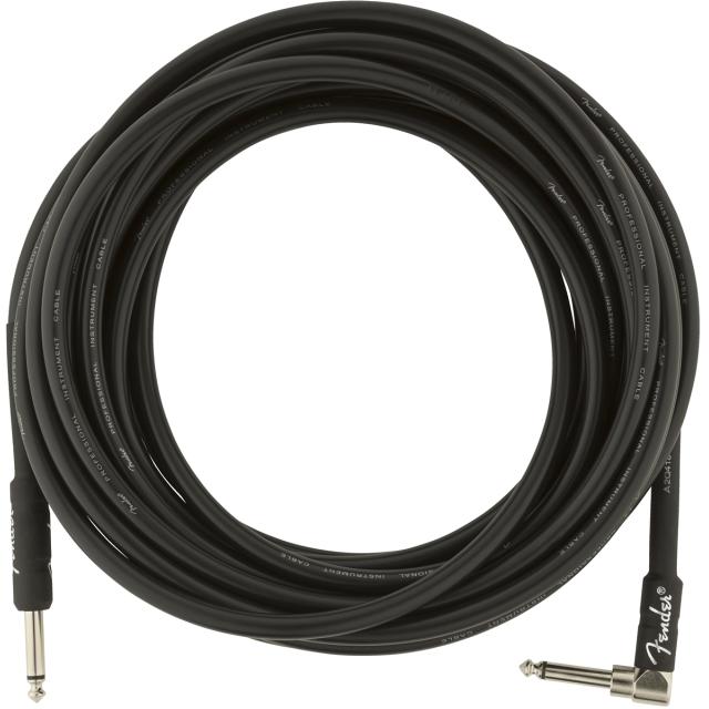 Cavo per strumenti serie Professional Straight/Angle 25' Black