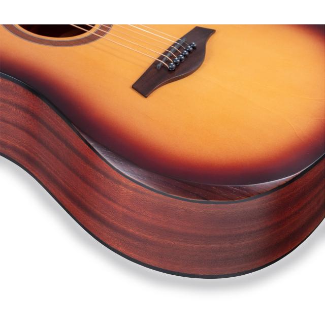 Chitarra acustica dreadnought cutaway amplificata con armrest