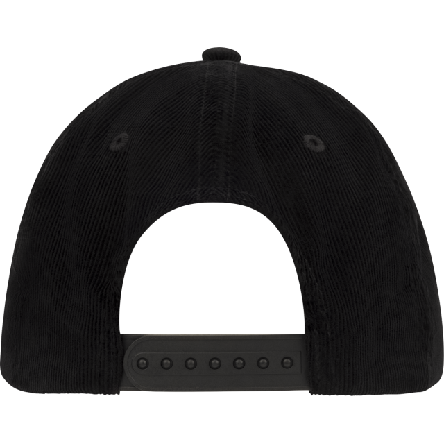 Fender® Gold Spaghetti Logo Corduroy Baseball Hat, Black, One Size