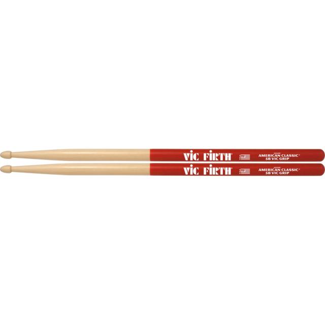 Bacchette Hicory American Classic® Vic Grip Punta in Legno