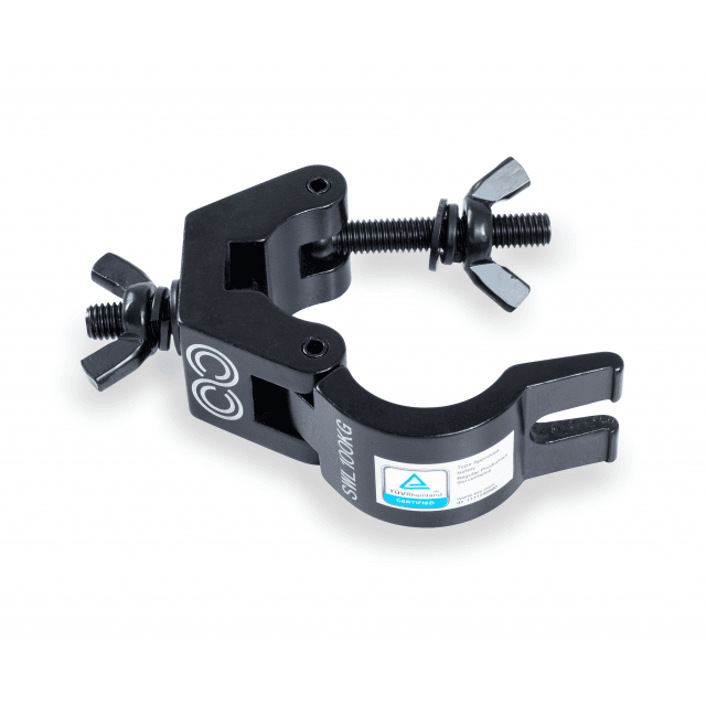 CLAMP  ALUMINIUM BLACK 28-34 MM 100 KG