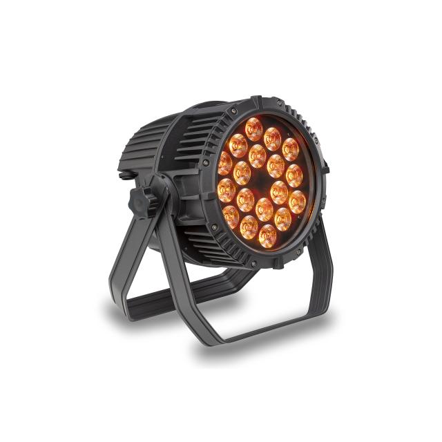 PAR per Uso Esterno (IP65) con 18 LED da 18W RGBWA+V 6in1