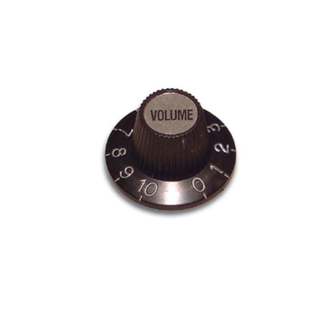 Volume Knob suitable for SG Guitar (Black/Gold)