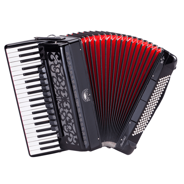 Fisarmonica 120 bassi 4/5 nera