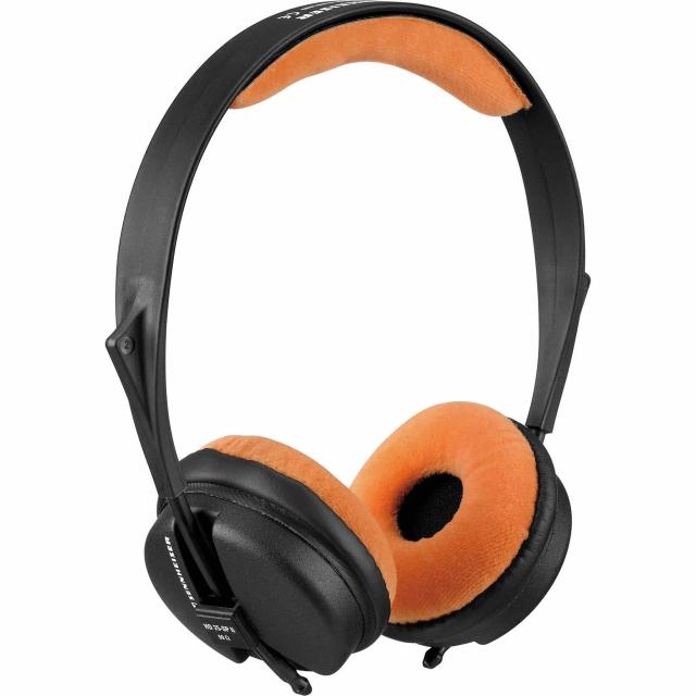 Earpad set VELOUR for Sennheiser HD-25 SP - tangerine