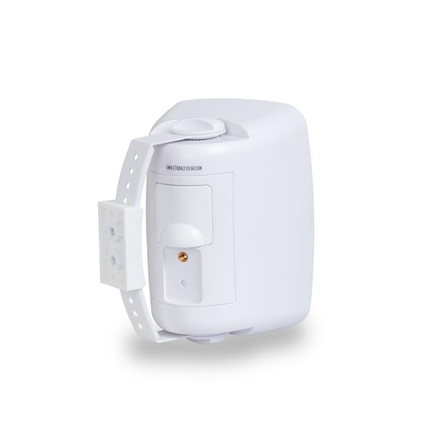 Coppia di Diffusori 4" Passivi 2-Vie a Parete da Esterno, Bianco