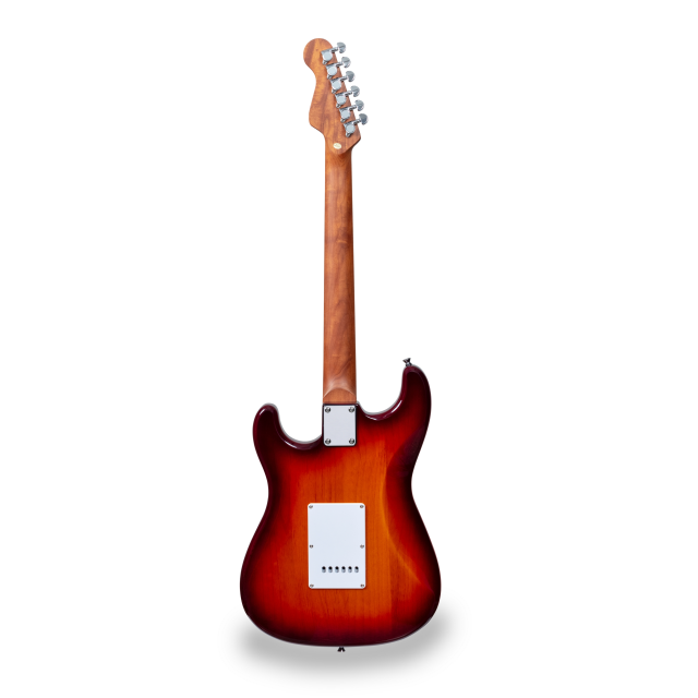 Double cutaway electric guitar with 2 single coils + splittable humbucker and self-locking tuners (Wilkinson equipped)