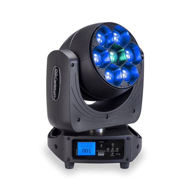 Testa Mobile da 7 LED x 40W con Zoom